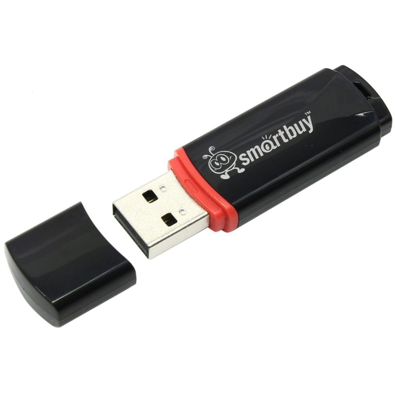 Флеш-память Smartbuy Crown, 8Gb, USB 2.0, чер, SB8GBCRW-K - фото 4