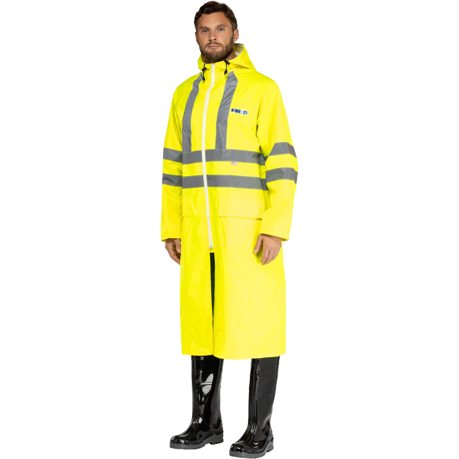 Плащ влагозащитный сигнальный ПВХ Ext-V лим СОП 52-54/170-176 - фото 2