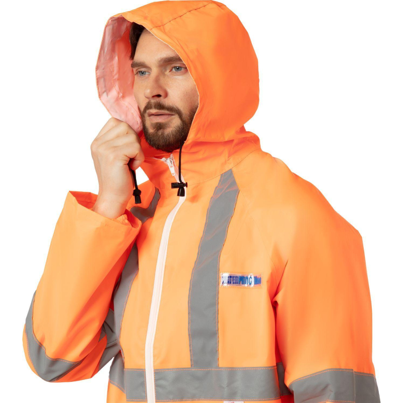 Костюм влагозащитный сигнальный ПВХ Ext-V орж СОП 56-58/182-188 - фото 9