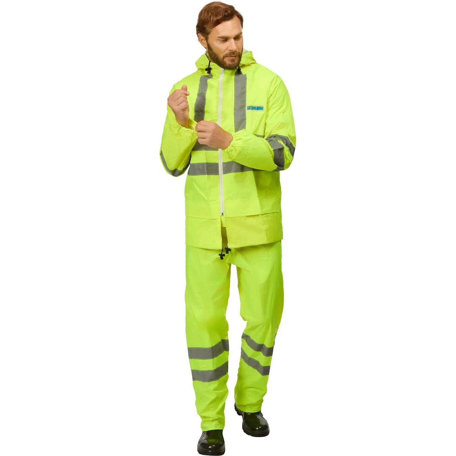Костюм влагозащитный сигнальный ПВХ Ext-V лим СОП 48-50/170-176 - фото 6