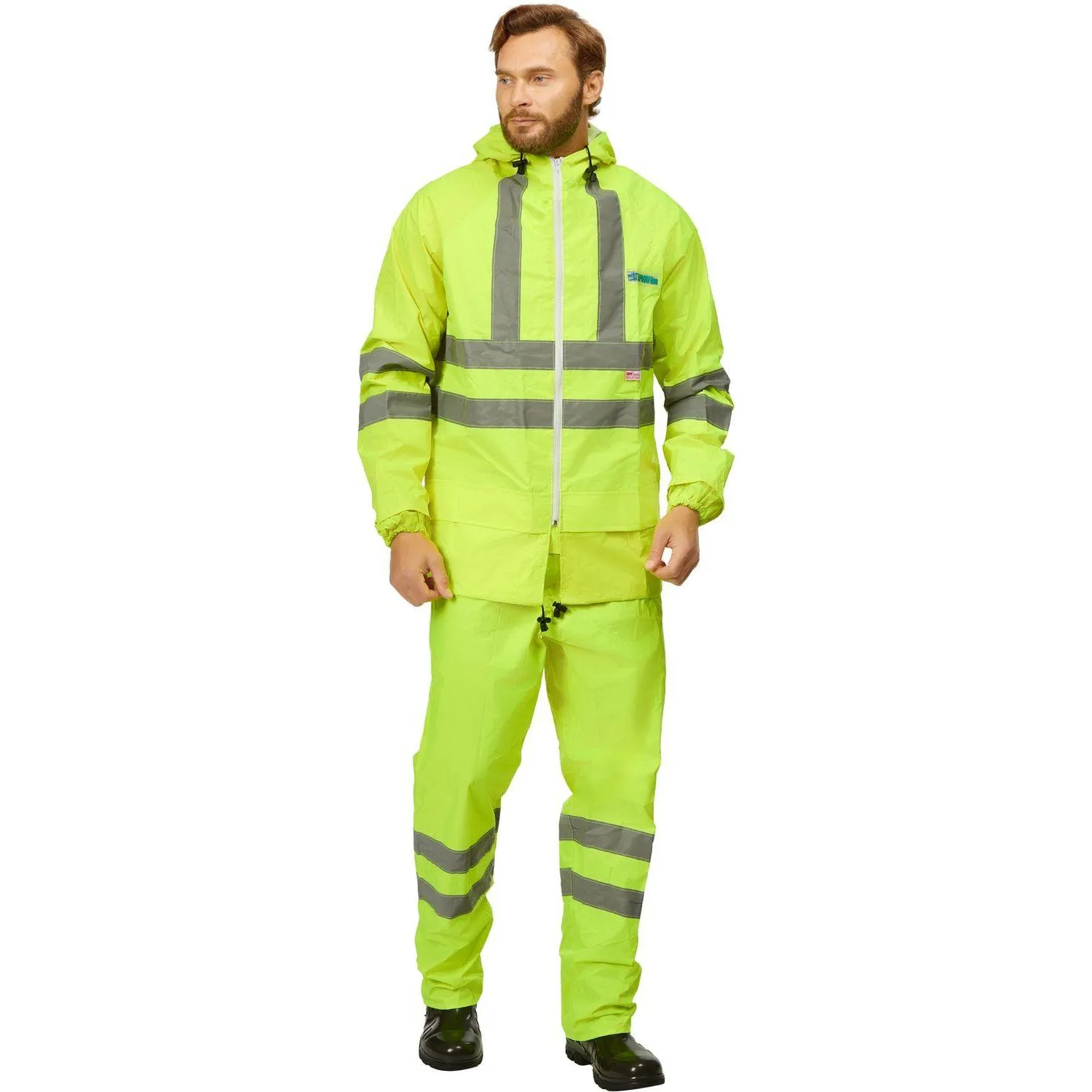 Костюм влагозащитный сигнальный ПВХ Ext-V лим СОП 48-50/170-176 - фото 7