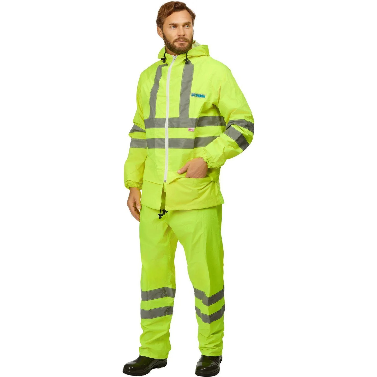 Костюм влагозащитный сигнальный ПВХ Ext-V лим СОП 48-50/170-176 - фото 8