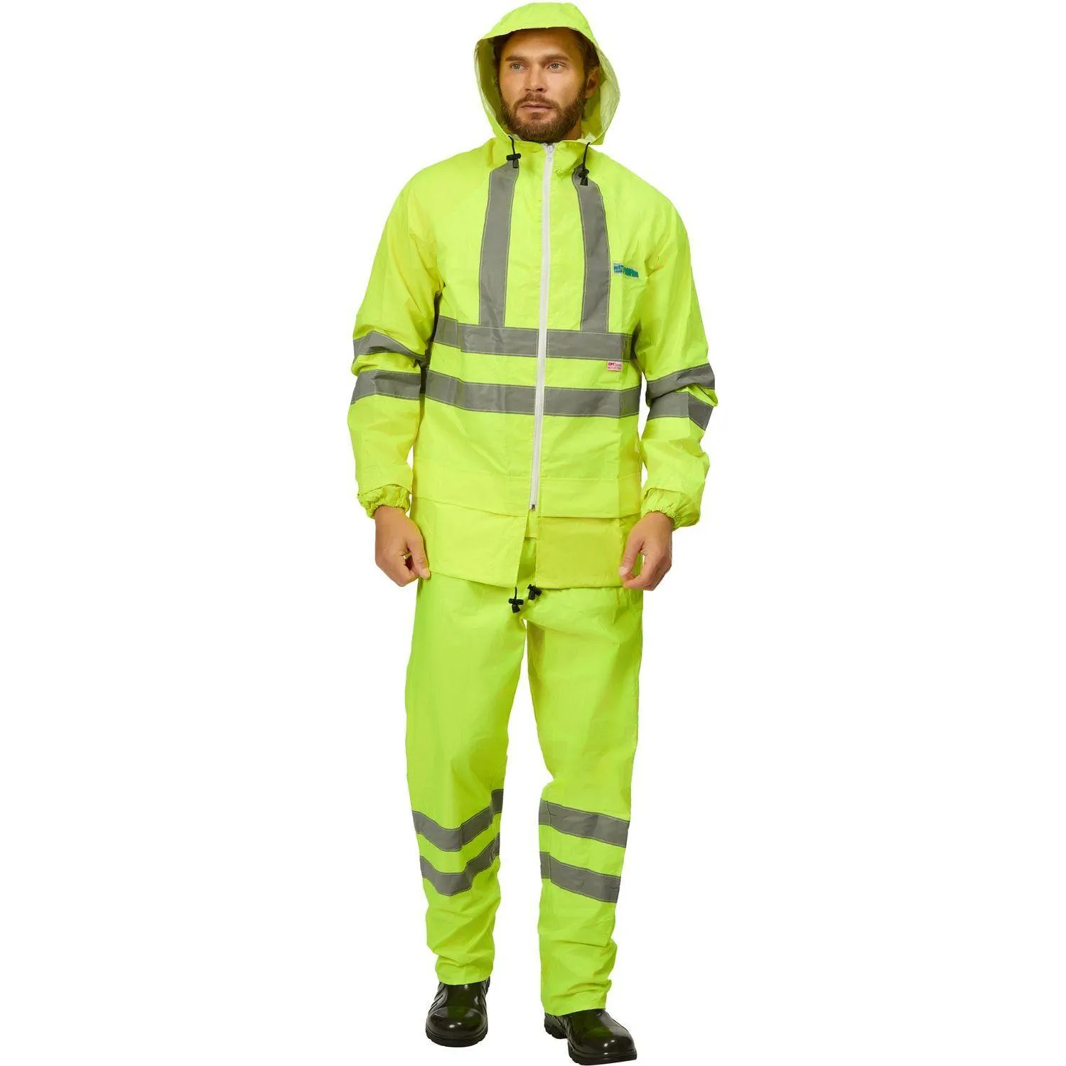 Костюм влагозащитный сигнальный ПВХ Ext-V лим СОП 52-54/170-176 Костюм влагозащитный сигнальный ПВХ Ext-V лим СОП 52-54/170-176 - фото 5