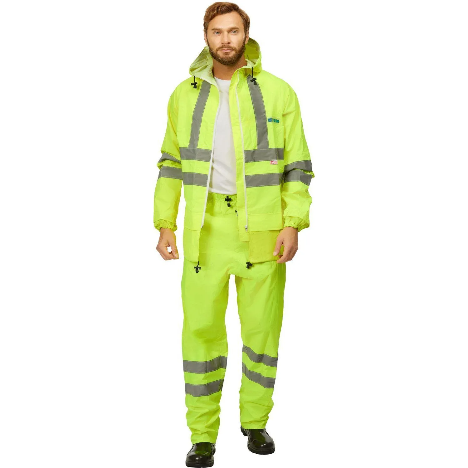 Костюм влагозащитный сигнальный ПВХ Ext-V лим СОП 52-54/170-176 Костюм влагозащитный сигнальный ПВХ Ext-V лим СОП 52-54/170-176 - фото 16