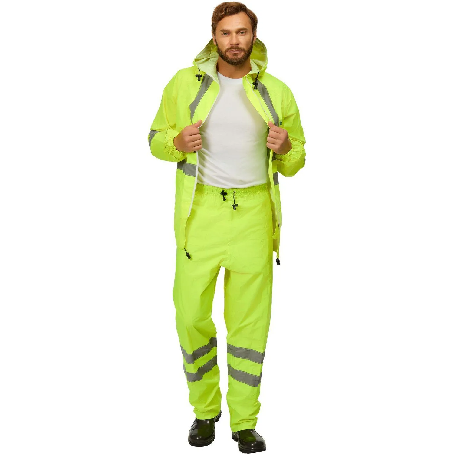 Костюм влагозащитный сигнальный ПВХ Ext-V лим СОП 56-58/170-176 - фото 17