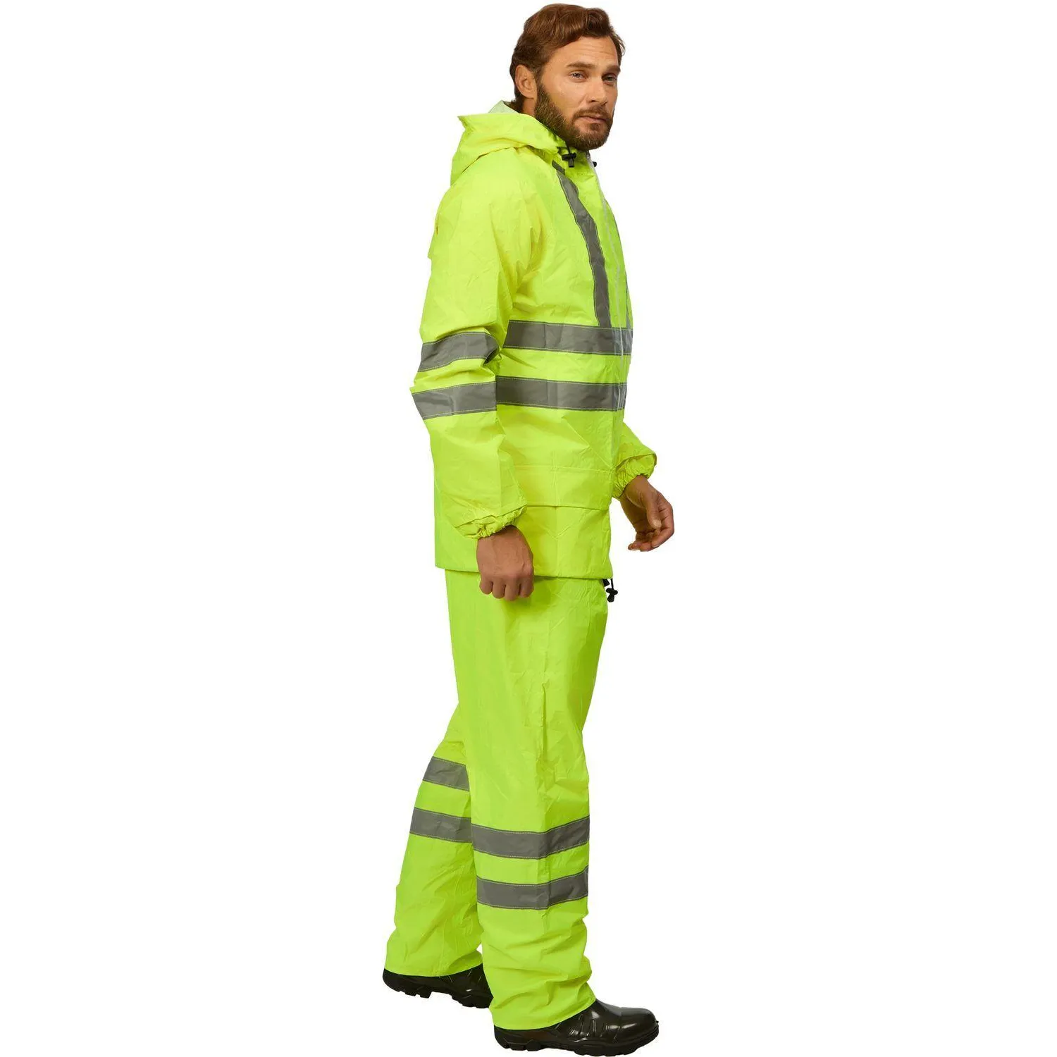 Костюм влагозащитный сигнальный ПВХ Ext-V лим СОП 60-62/182-188 Костюм влагозащитный сигнальный ПВХ Ext-V лим СОП 60-62/182-188 - фото 3