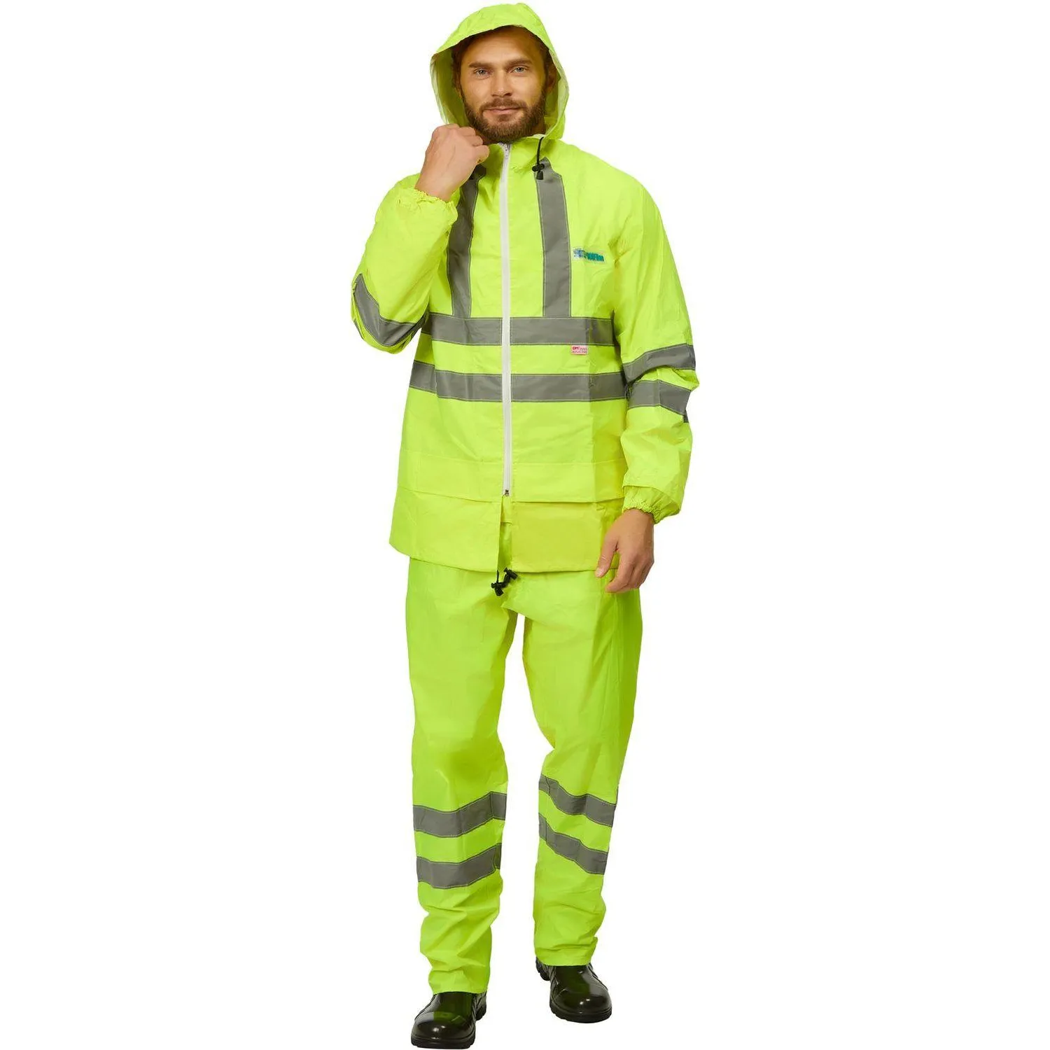 Костюм влагозащитный сигнальный ПВХ Ext-V лим СОП 60-62/182-188 Костюм влагозащитный сигнальный ПВХ Ext-V лим СОП 60-62/182-188 - фото 9