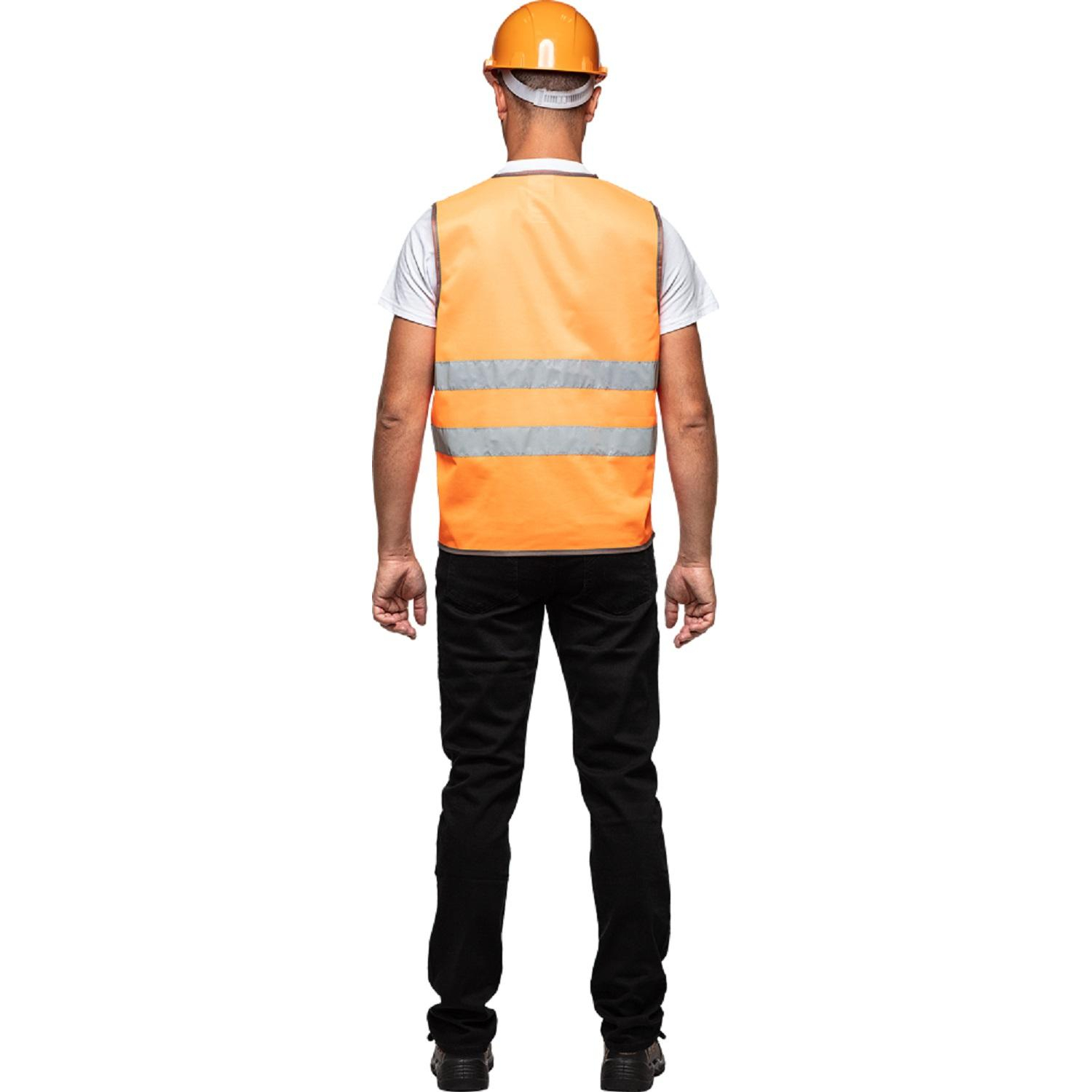 Жилет сигнальный Тип2Т, цв.оранж.(р.ХХL/56-58) - фото 3