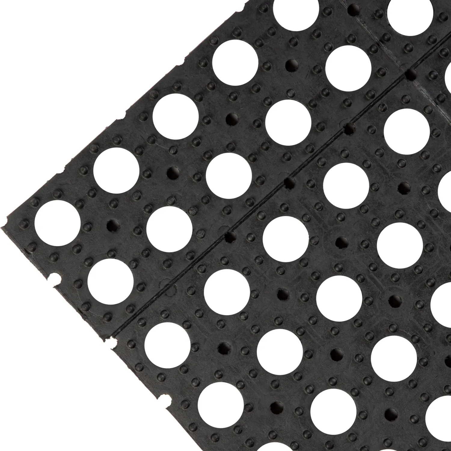 Коврик входной резиновый универсальный (50х100х1,4 см,черный) - фото 4