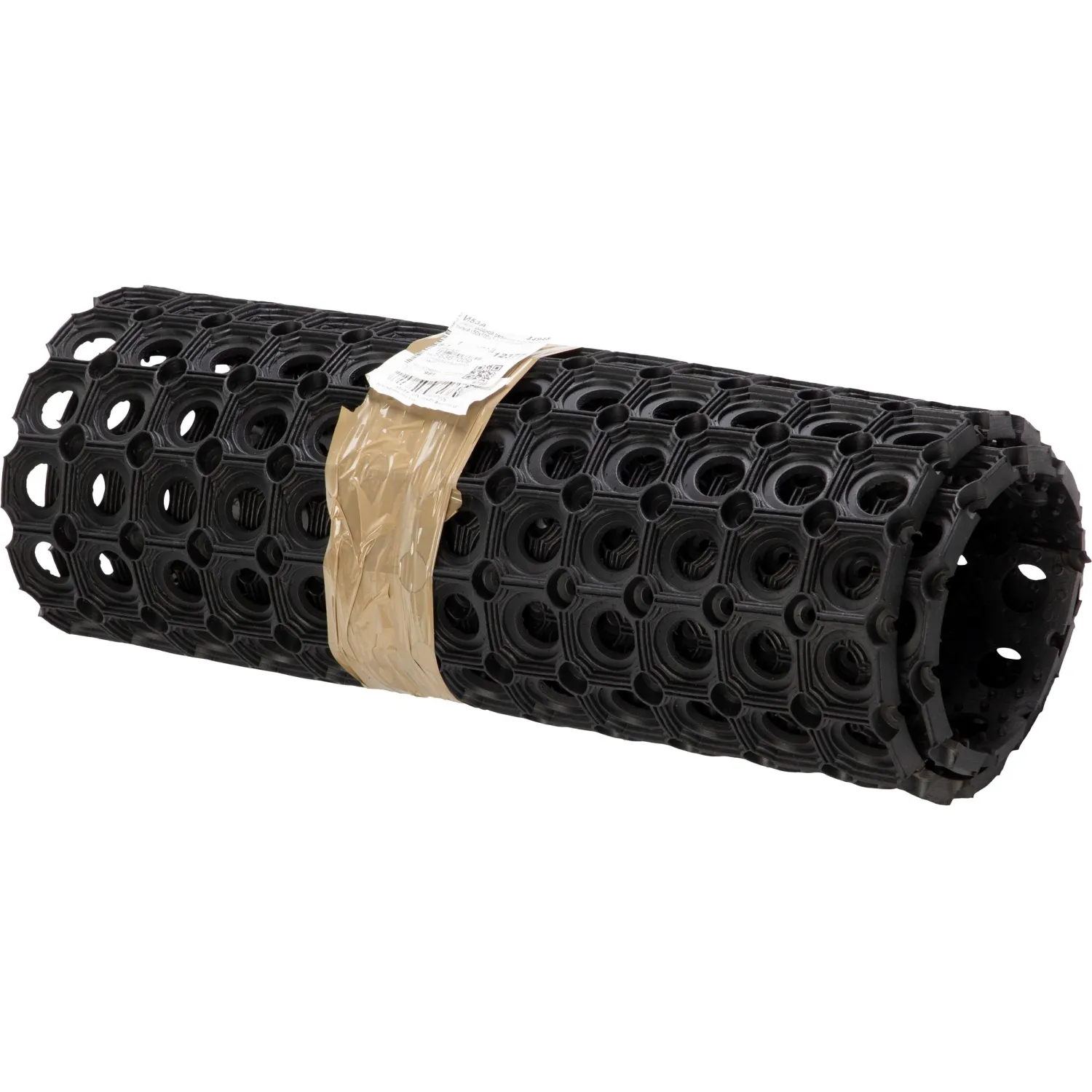 Коврик входной резиновый универсальный (50х100х1,4 см,черный) - фото 5