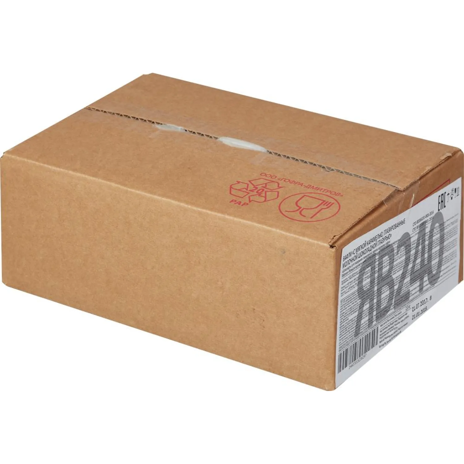 Вафли глазированные в карамели 2кг ЯВ240 - фото 3