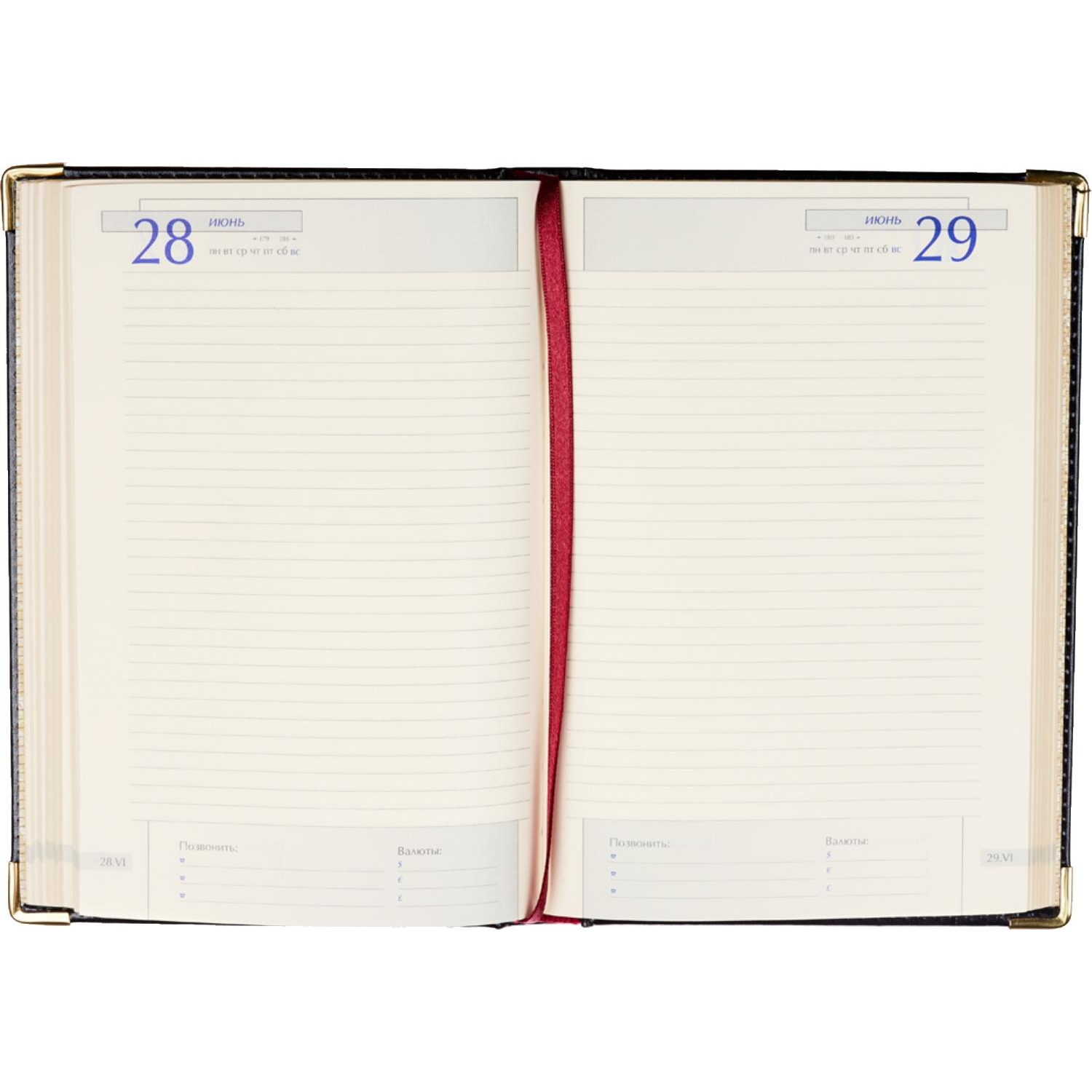 Ежедневник полудатированный черный А5 IMPERIUM 3-023/120 - фото 3