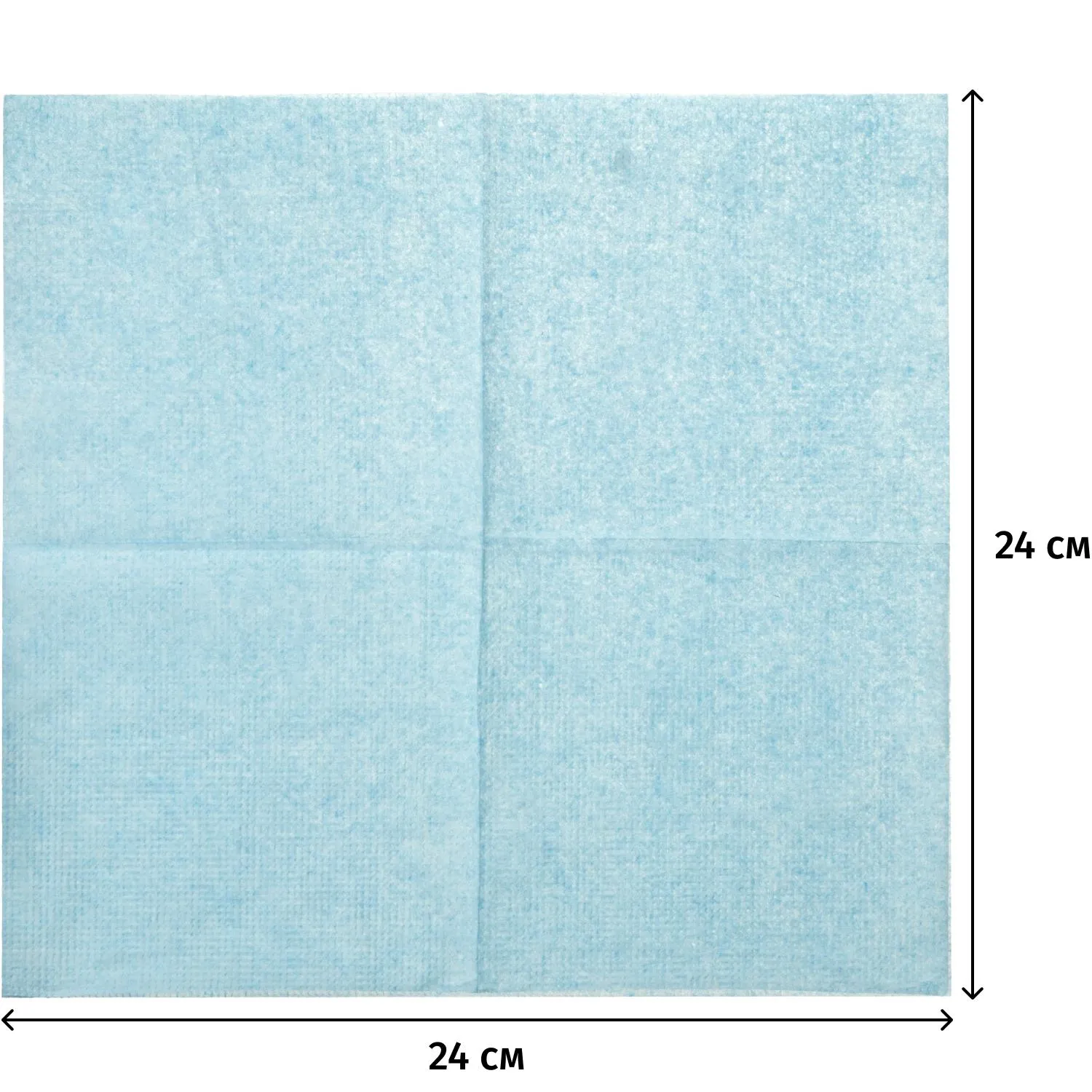 Салфетки бумажные Luscan Profi Pack 1сл24х24 пастель голубые400 шт/уп Салфетки бумажные Luscan Profi Pack 1сл24х24 пастель голубые400 шт/уп - фото 2