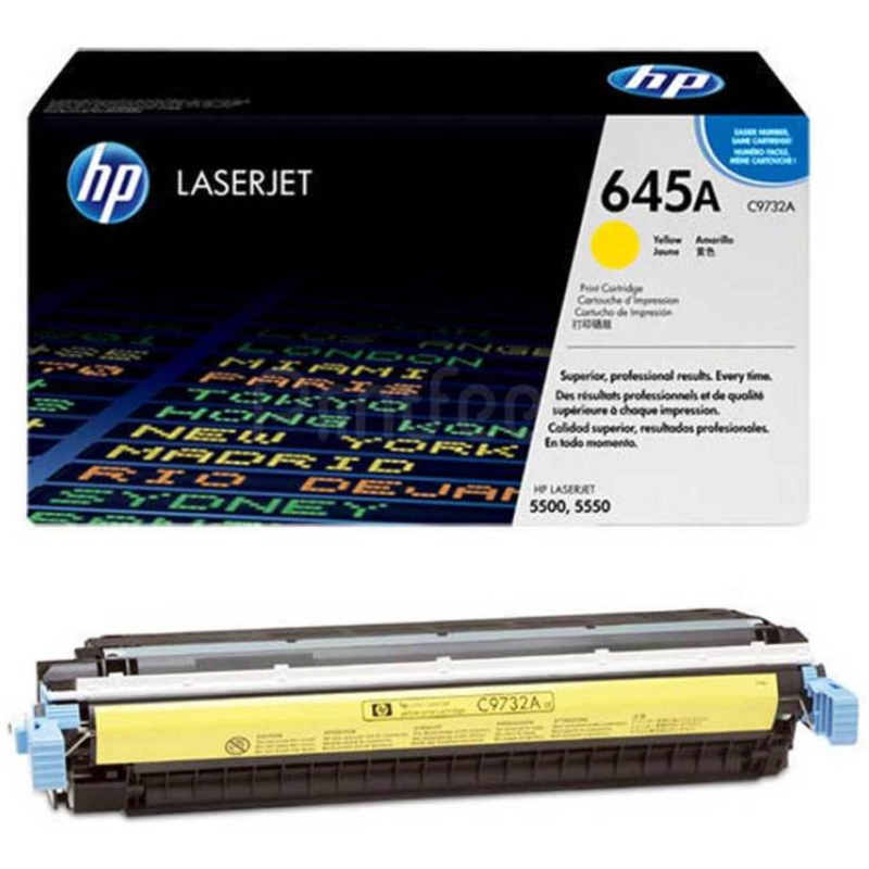 Картридж лазерный HP 645A C9732A жел. для CLJ 5500/5550 - фото 2