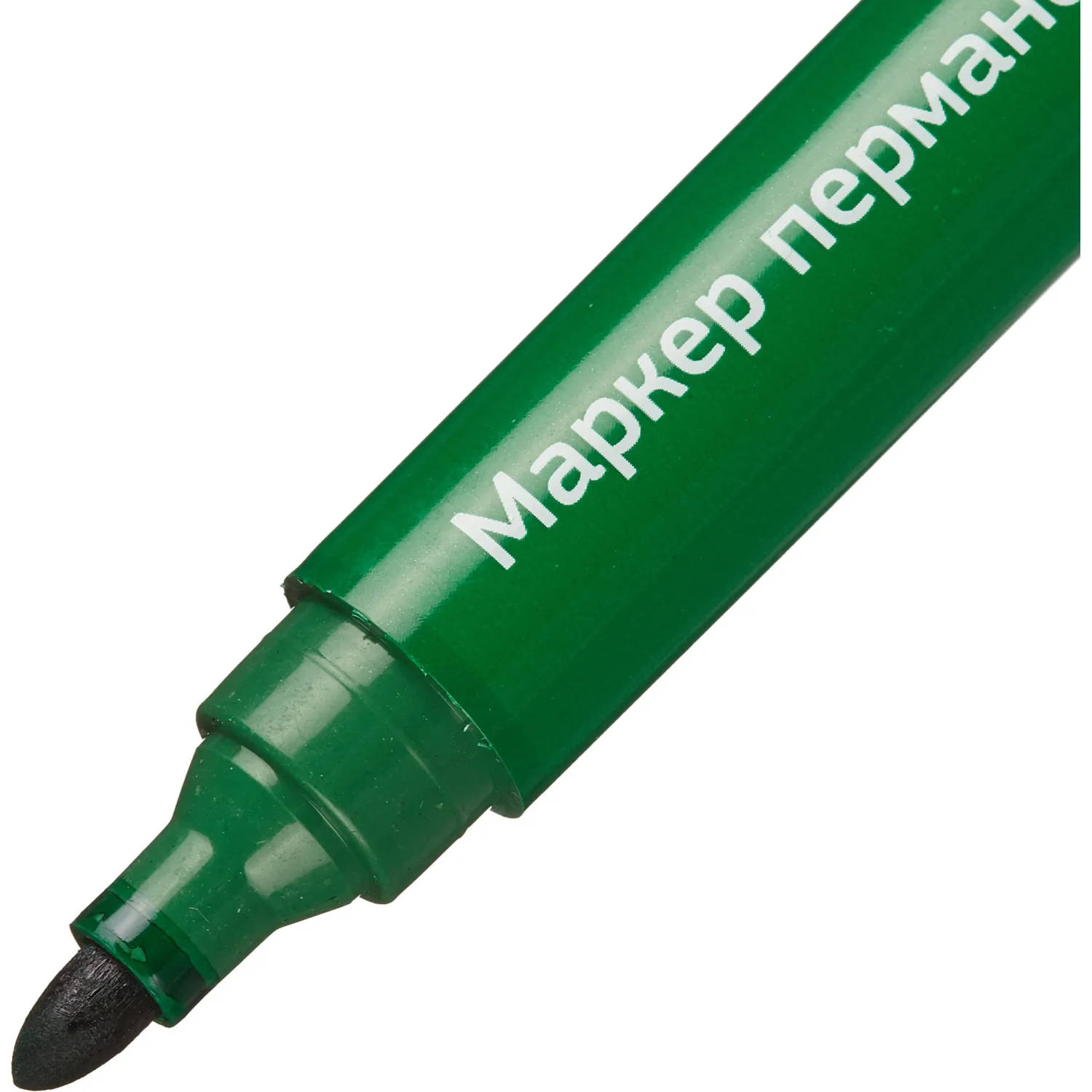 Маркер перманентный универсальный Attache Economy зеленый 2-3 мм - фото 4