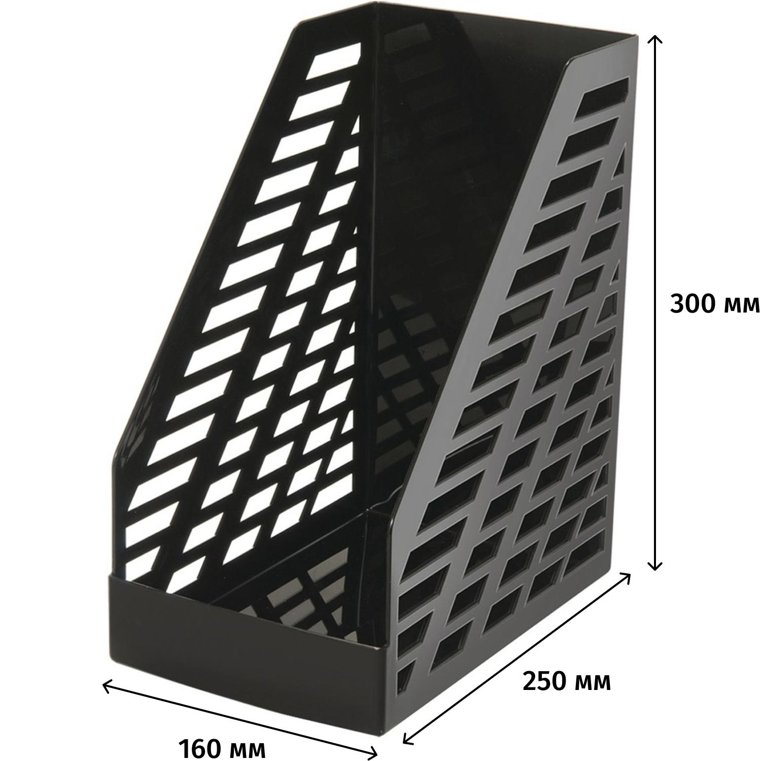 Лоток вертикальный СТАММ XXL 160мм черный, ОФ - фото 2