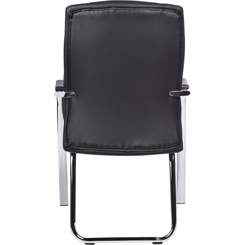Конференц-кресло BN_TQ_Echair-807 VPU кожзам черный, хром - фото 4