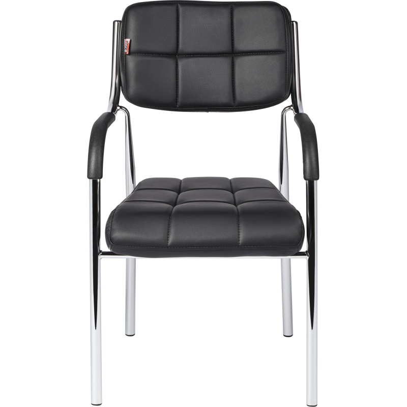 Стул BN_TQ_Стул Echair-805 VP кожзам черный, хром - фото 3