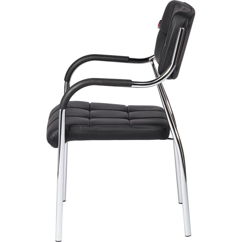 Стул BN_TQ_Стул Echair-805 VP кожзам черный, хром - фото 4