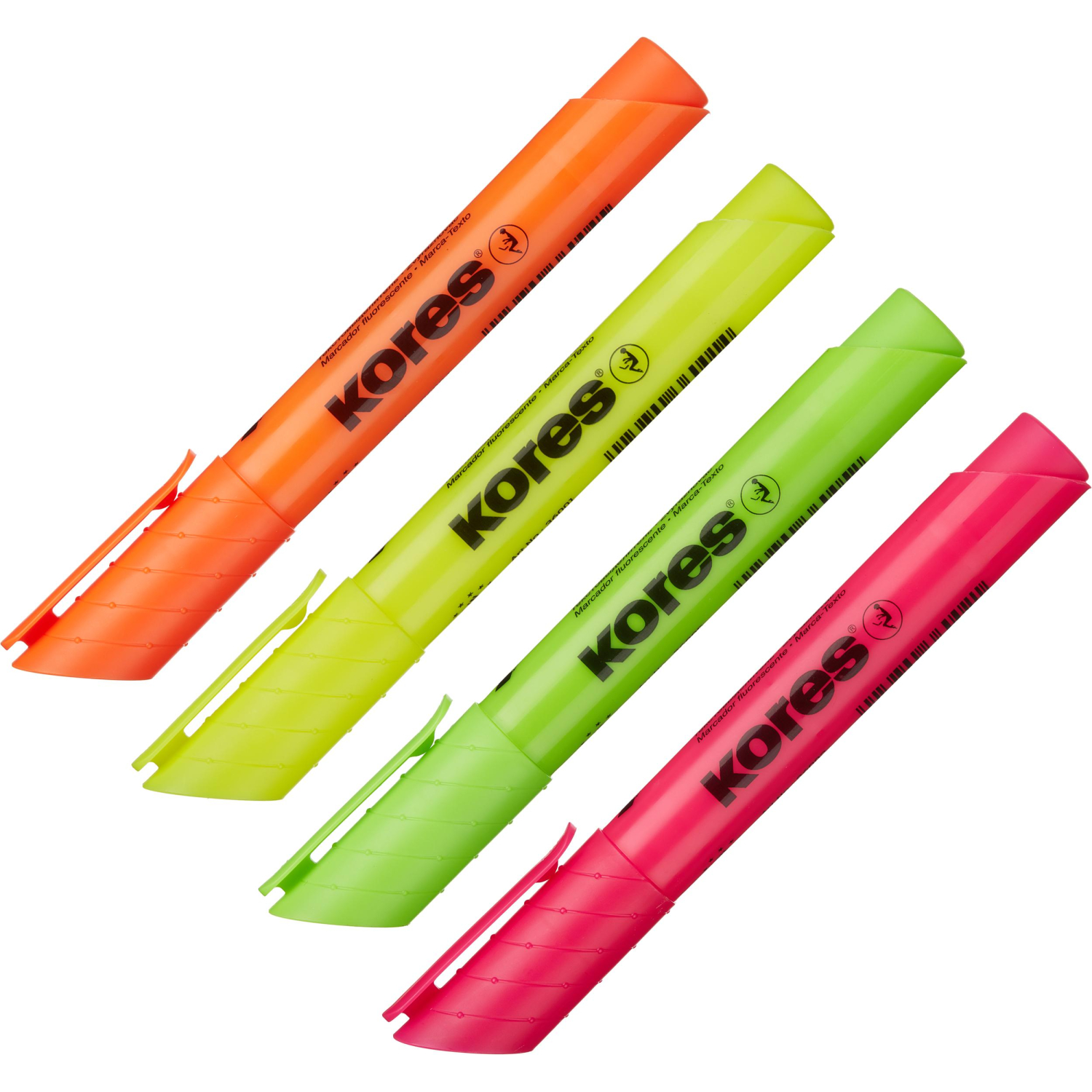 Набор текстовыделителей KORES набор 4цв. 1-5 мм 36040 - фото 2
