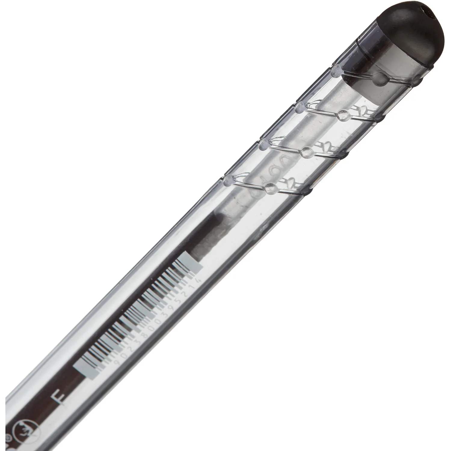 Ручка шариковая неавтомат. KORES К1 F(0,7мм)треуг.корп,черн.ст. 39521 - фото 4