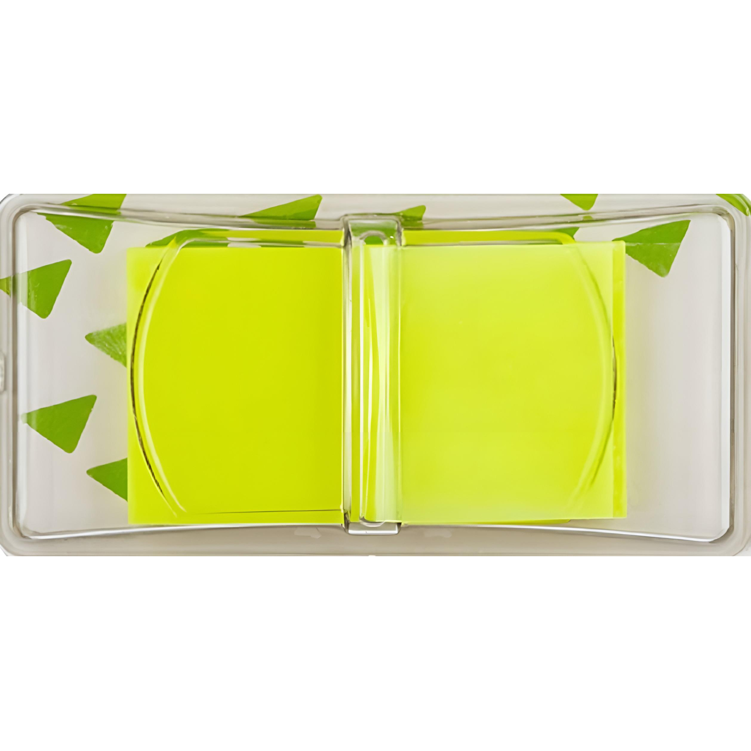 Клейкие закладки пласт. 1цв.по 50л. 25ммх45 неон желт Attache Selection - фото 2