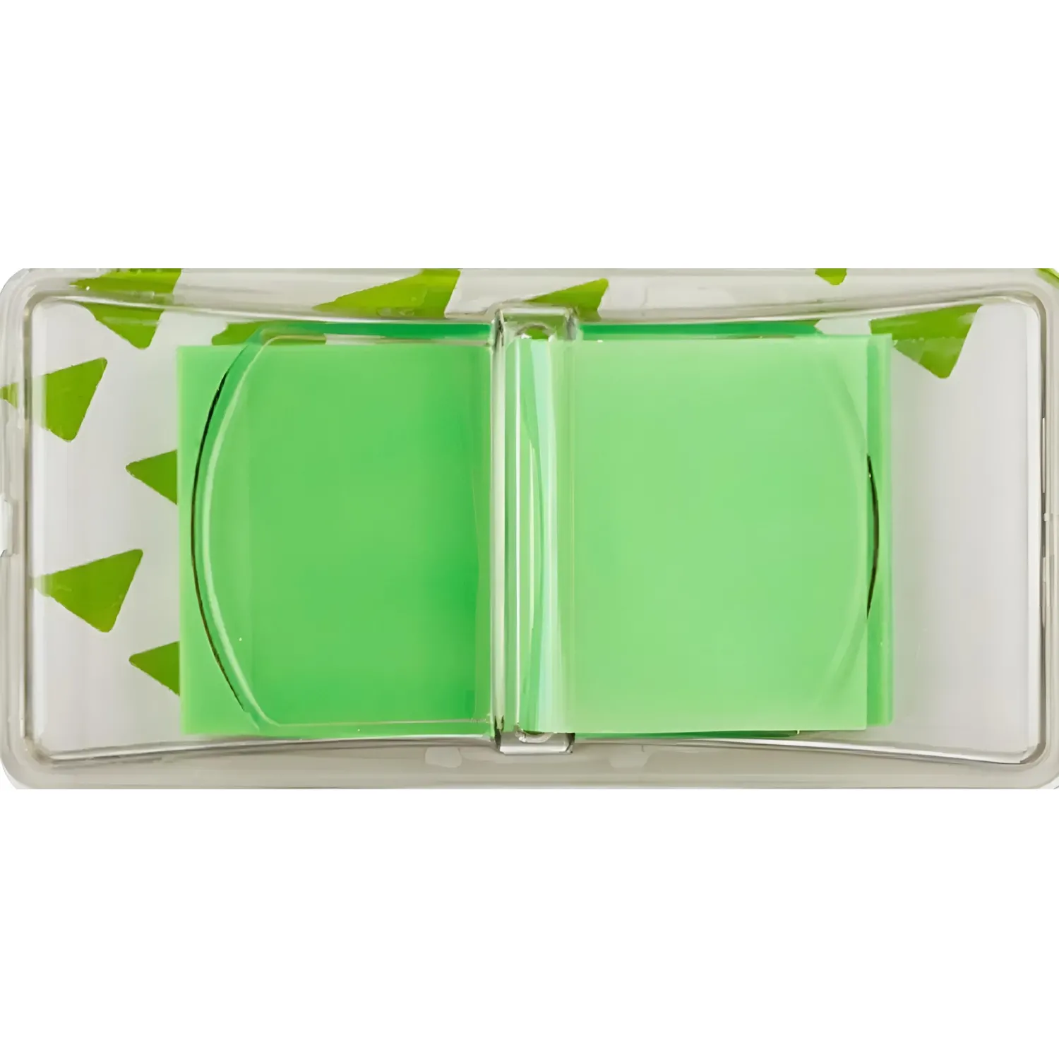 Клейкие закладки пласт. 1цв.по 50л. 25ммх45 неон зелен Attache Selection - фото 2