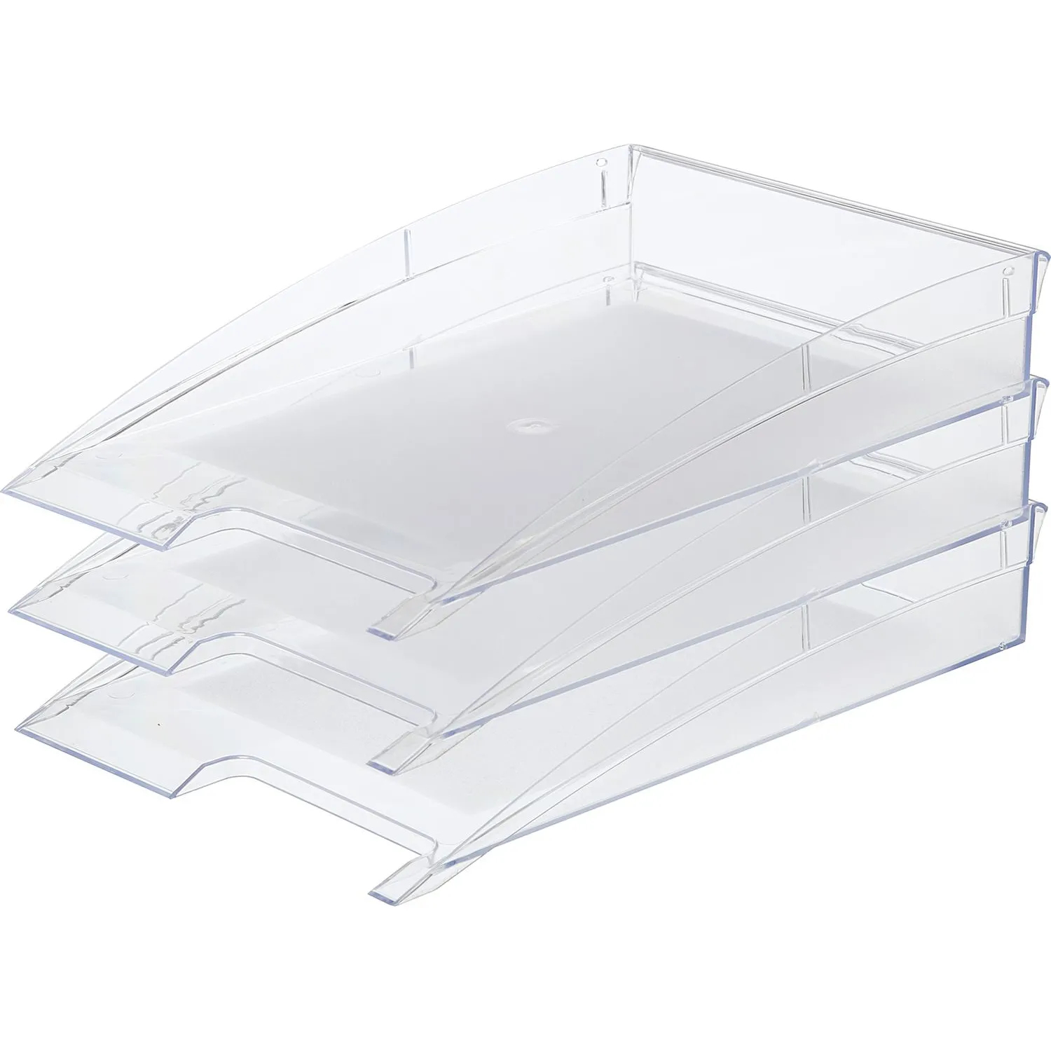 Лоток горизонтальный Attache City прозрачный - фото 2