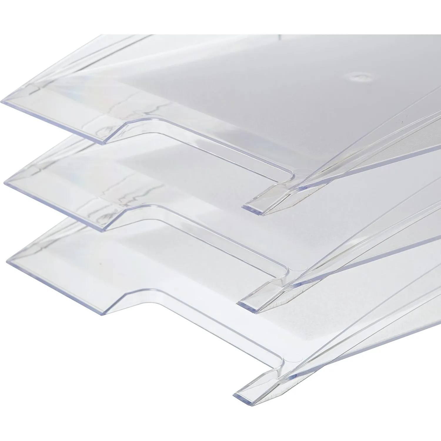 Лоток горизонтальный Attache City прозрачный - фото 3