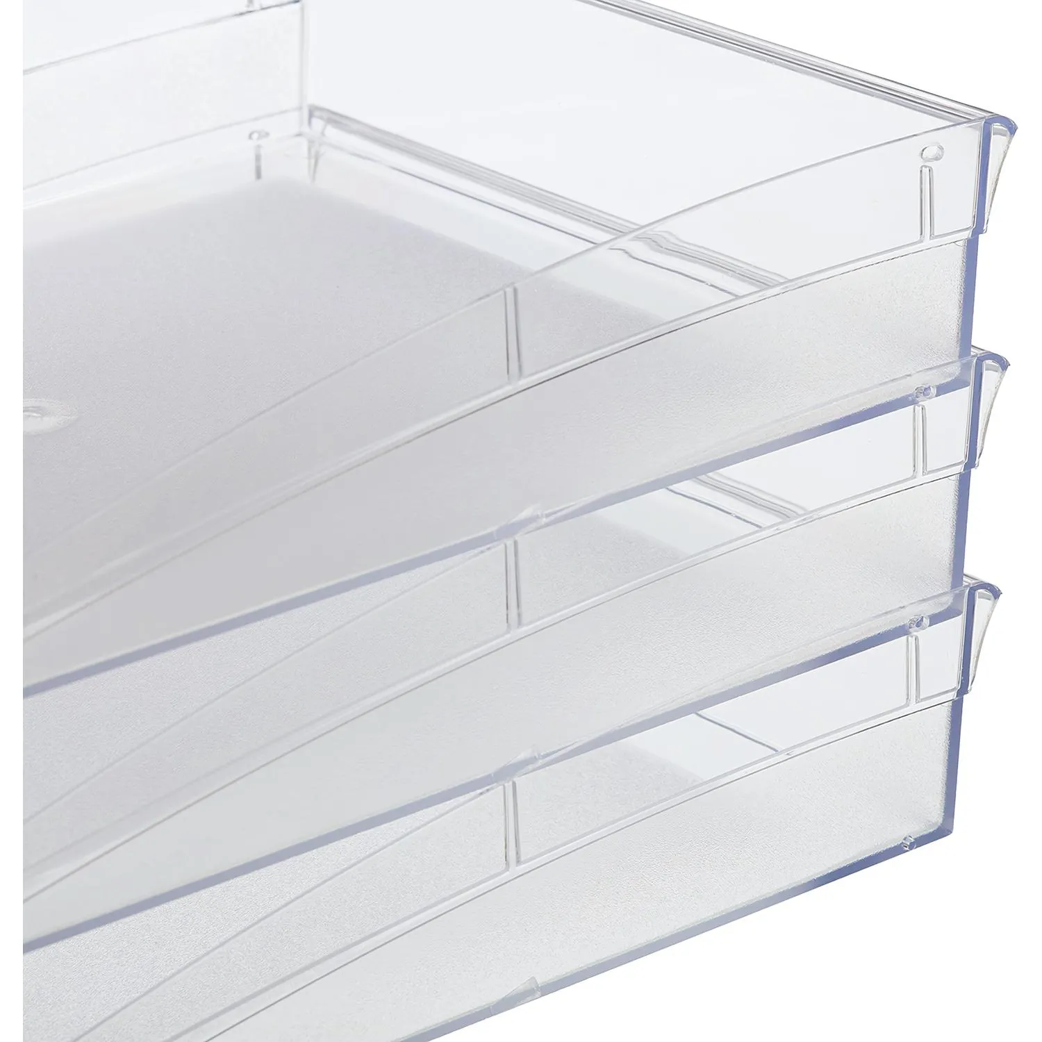 Лоток горизонтальный Attache City прозрачный - фото 4