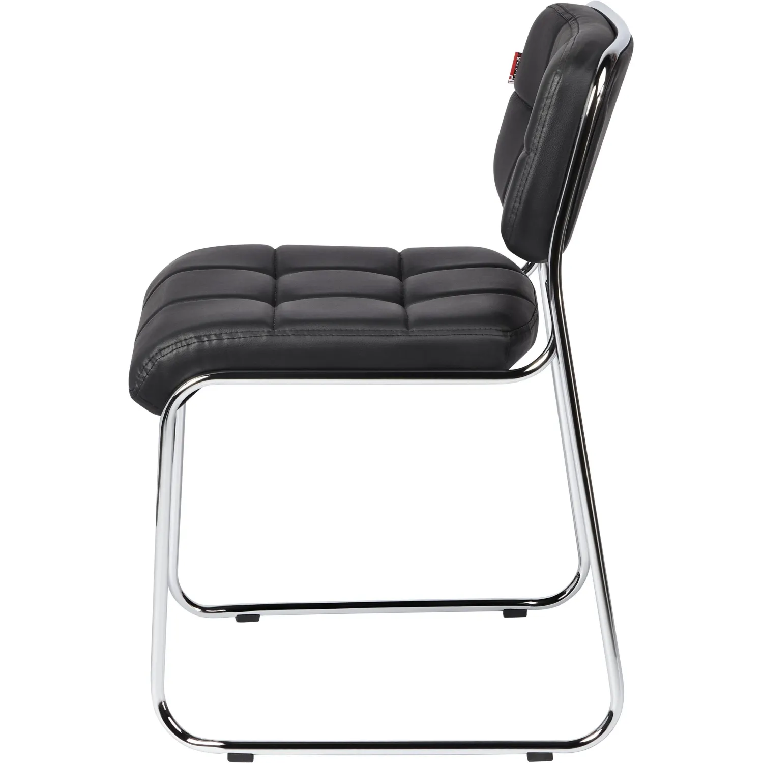 Стул BN_TQ_Стул Echair-803 VP к/з черный,без подл., хром - фото 6