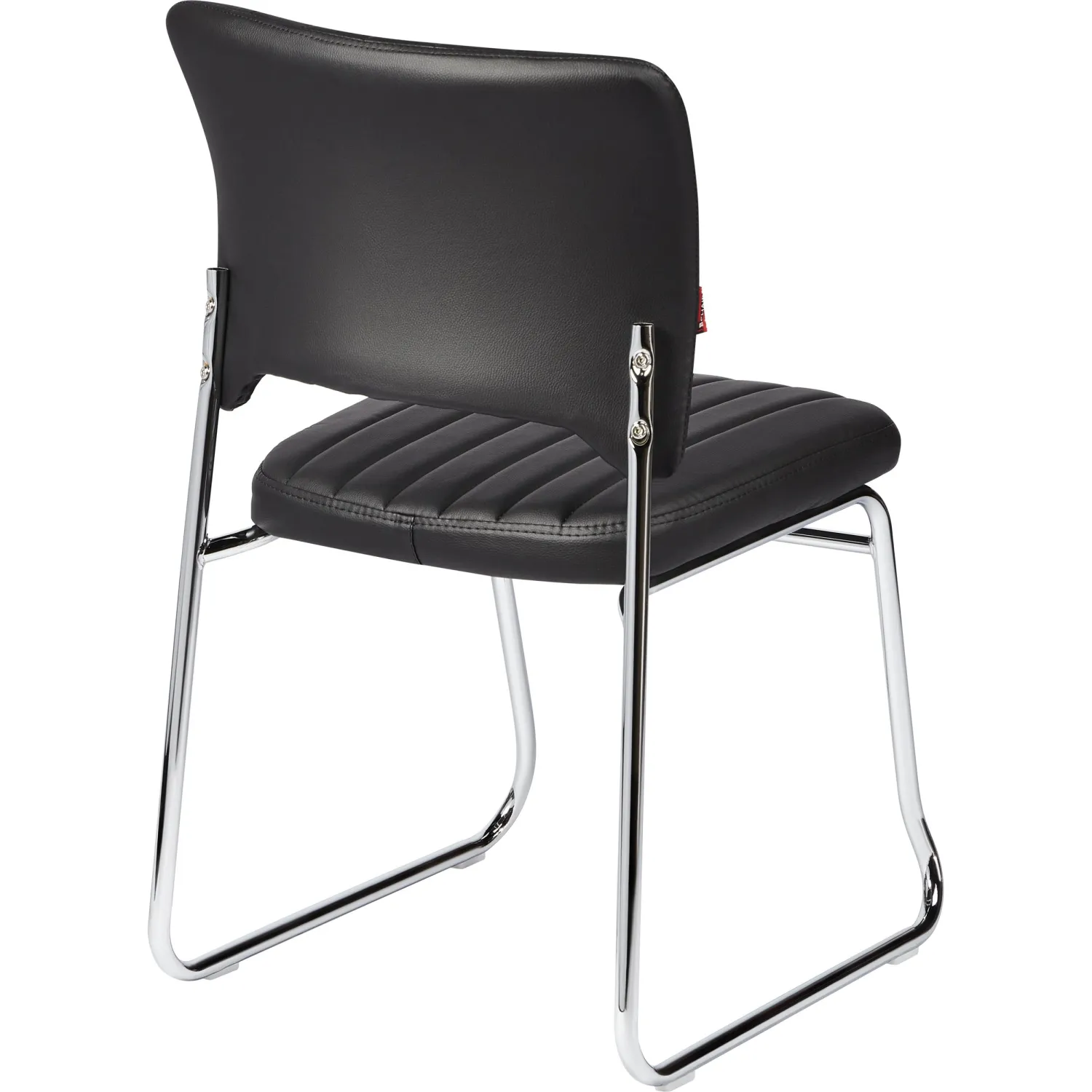 Стул BN_TQ_Стул Echair-809 VPU к/з черн,без подл., хром - фото 8