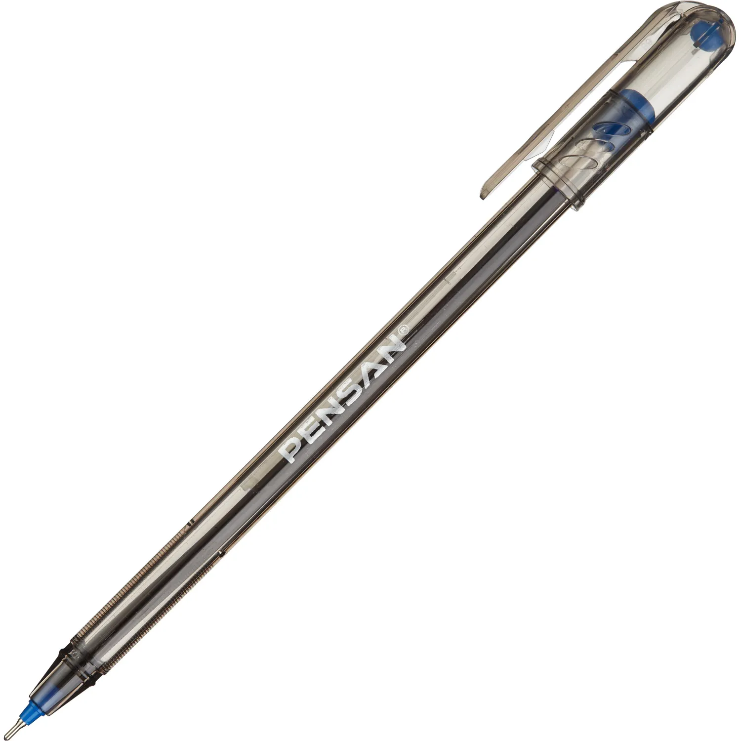 Ручка шариковая неавтомат. My Tech игольчат након 0,7мм,лин 0,35мм, синяя - фото 5