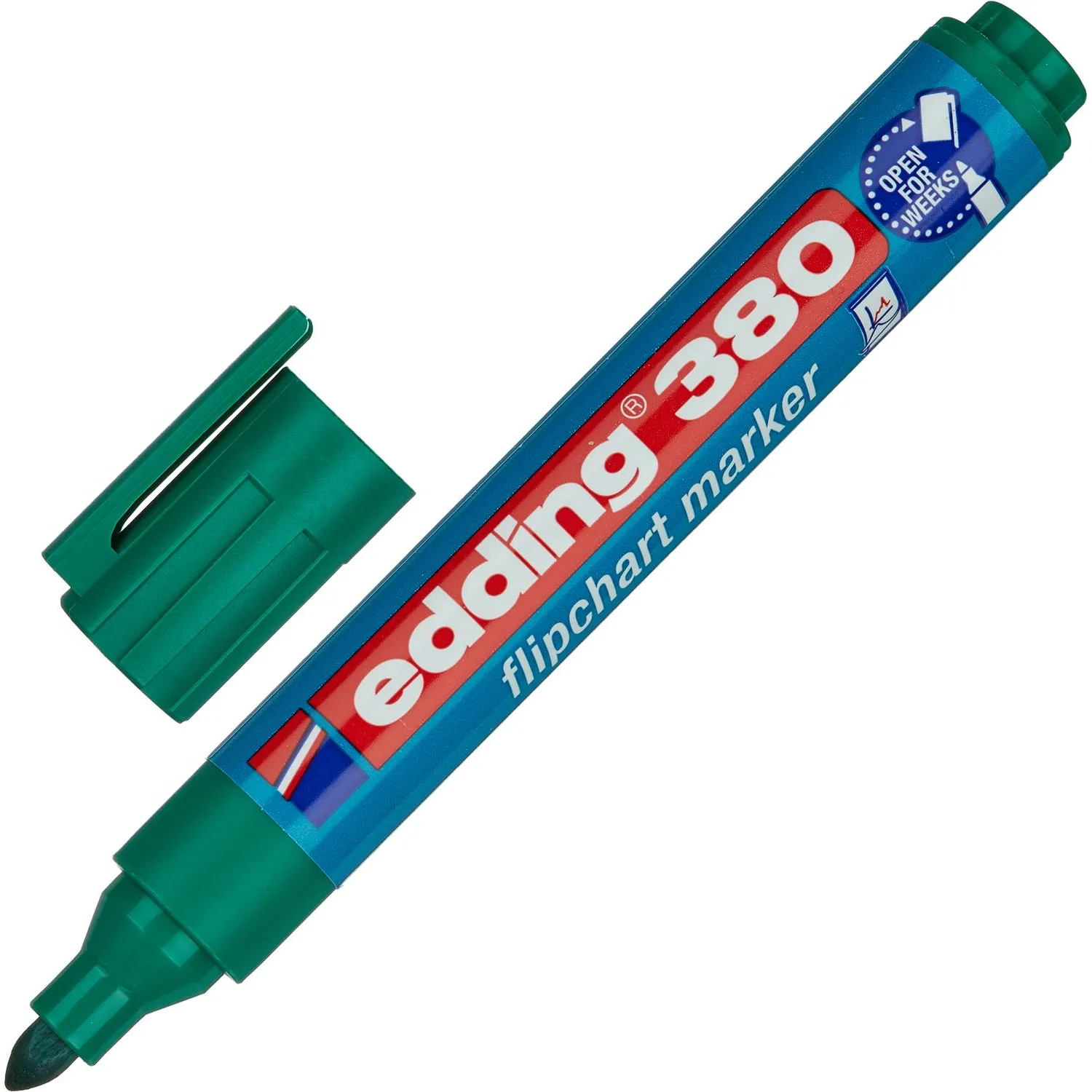 Маркер для флипчартов по бумаге (флипчарт) EDDING E-380/4 s 4шт./уп - фото 3