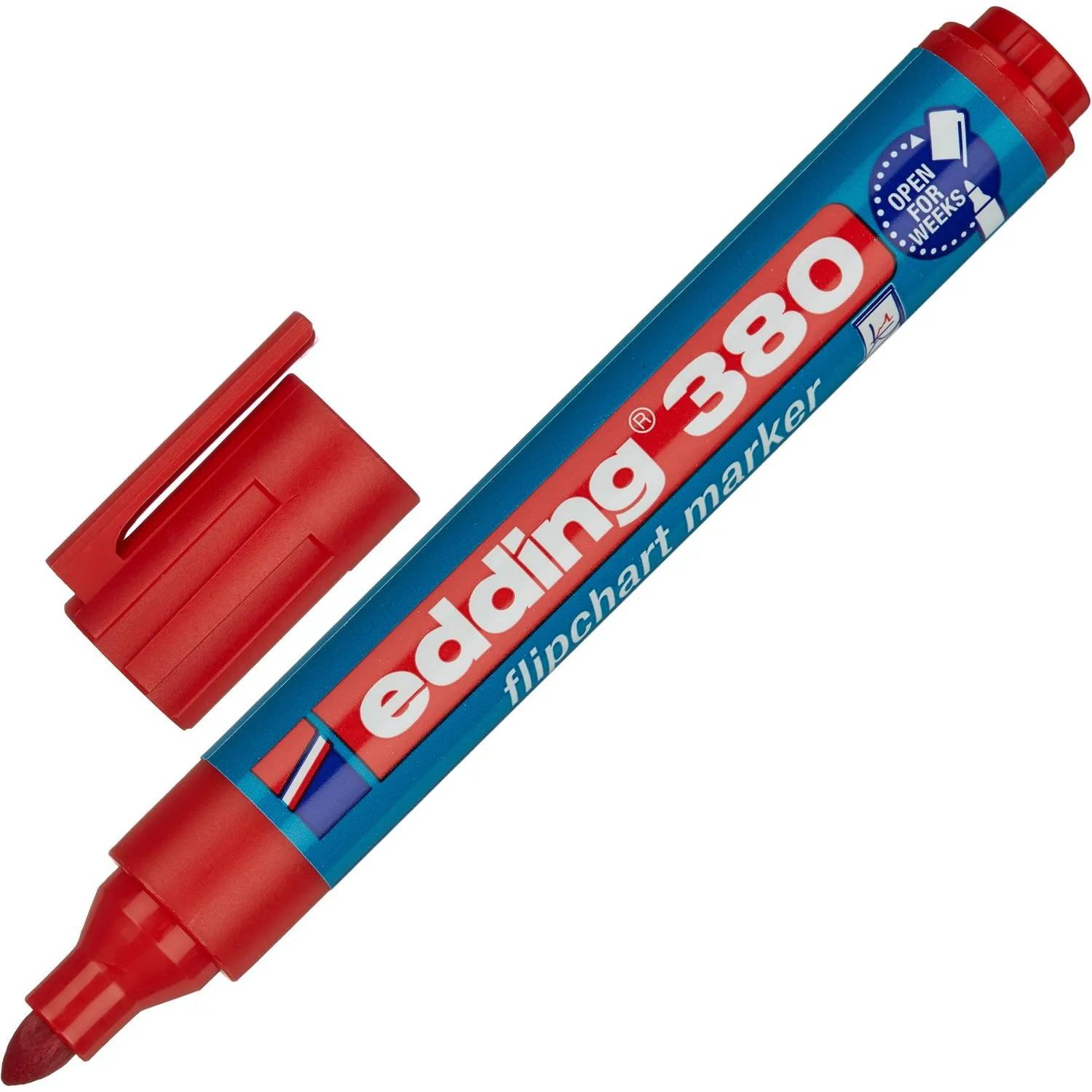 Маркер для флипчартов по бумаге (флипчарт) EDDING E-380/4 s 4шт./уп - фото 5
