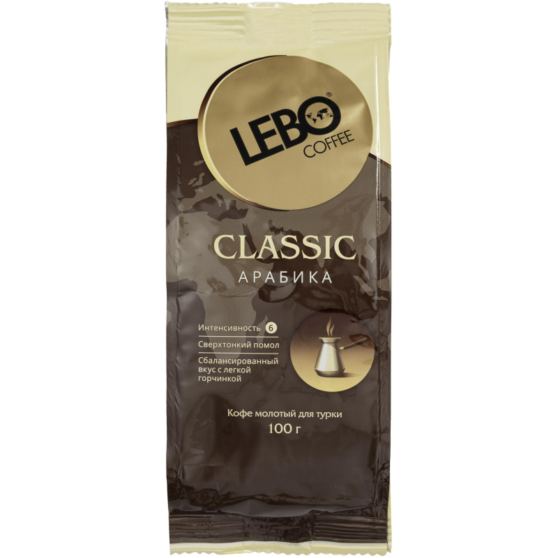 Кофе молотый LEBO Classic для турки 100г - фото 1