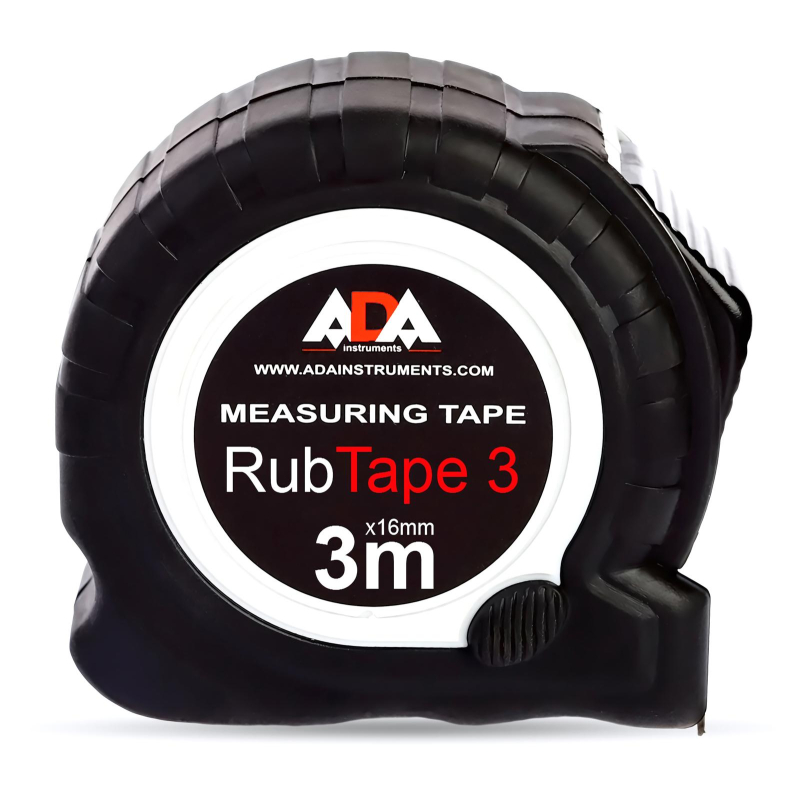 Рулетка ADA RubTape 3 (сталь, с двумя СТОПами, 3 м) (А00155) - фото 1