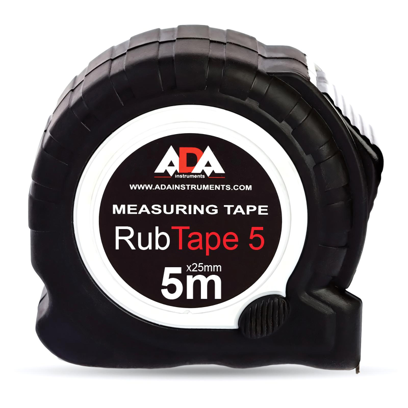 Рулетка ADA RubTape 5 (сталь, с двумя СТОПами, 5 м) (А00156) - фото 1