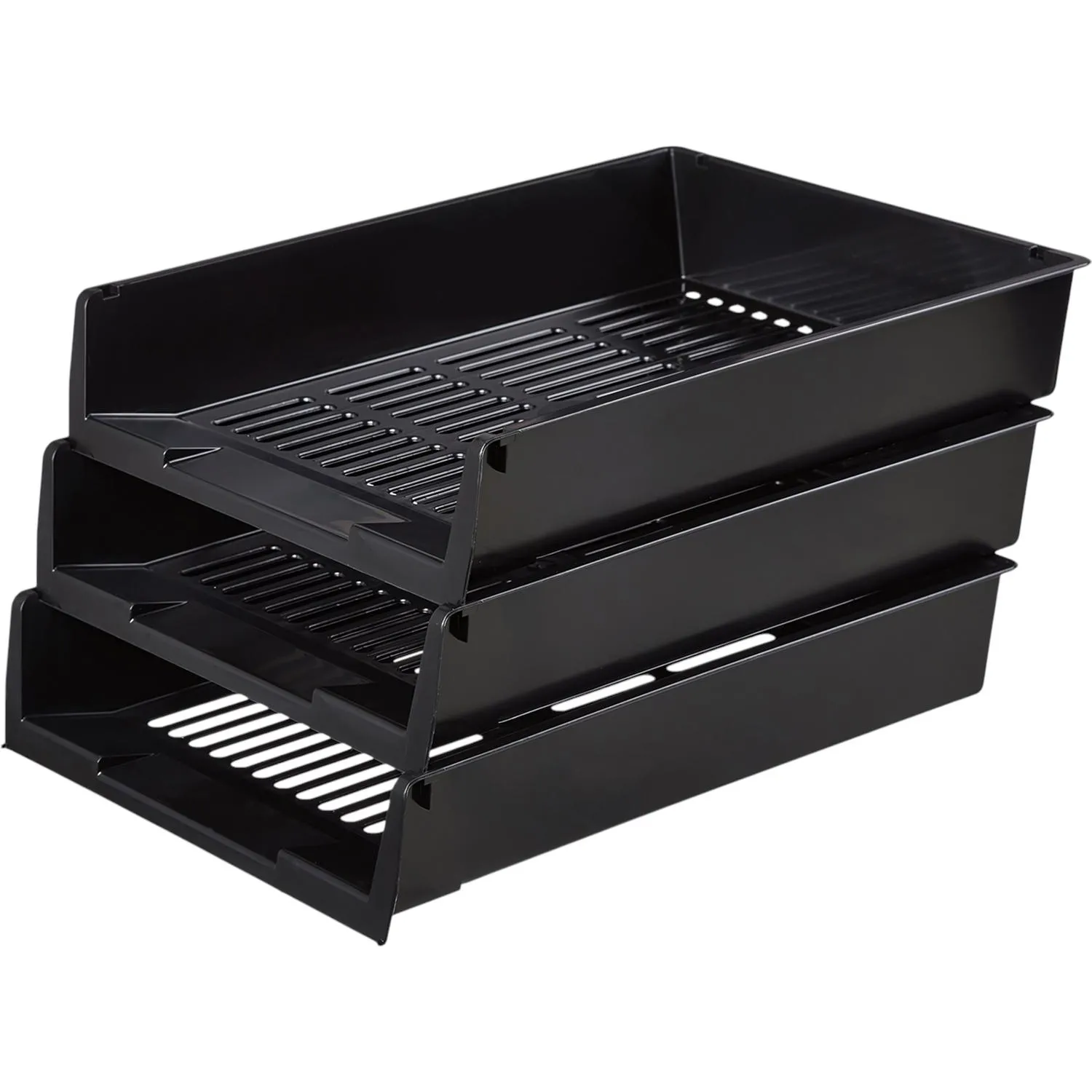 Лоток горизонтальный Attache решетчатый черный ЛТ291АЕ - фото 2