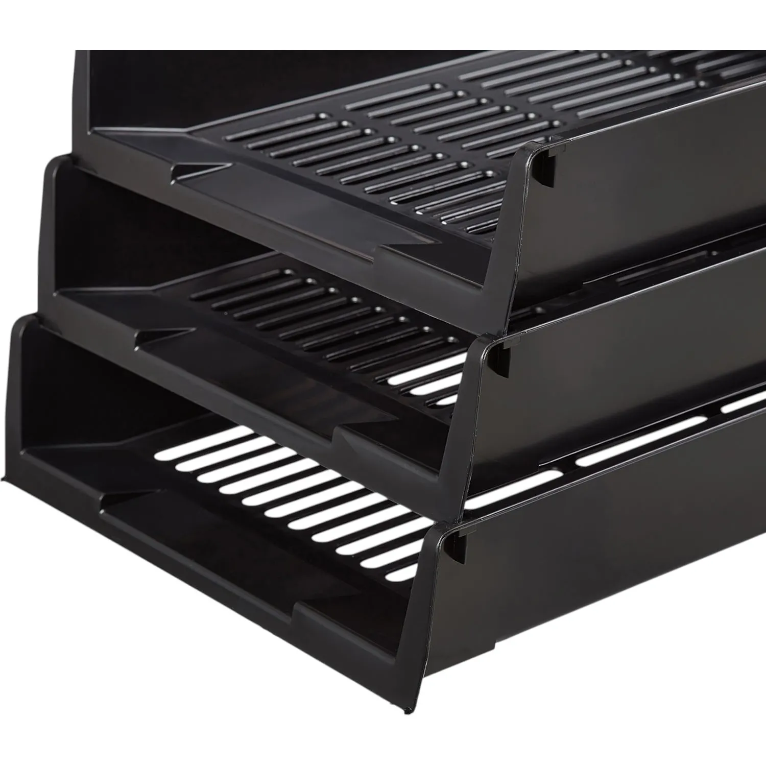 Лоток горизонтальный Attache решетчатый черный ЛТ291АЕ - фото 3