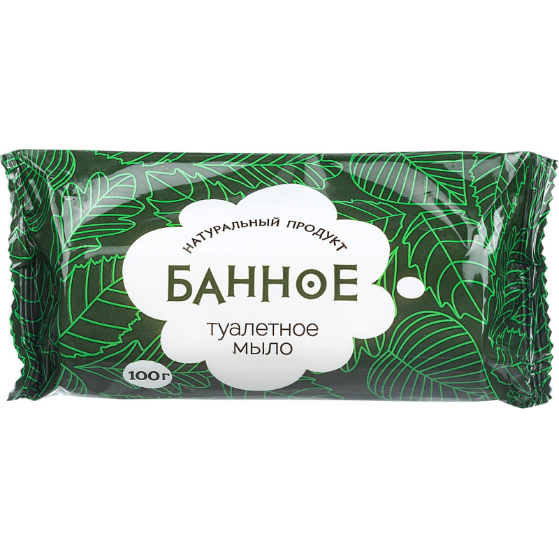 Мыло туалетное твёрдое  Банное  100 гр. РМЗ - фото 1