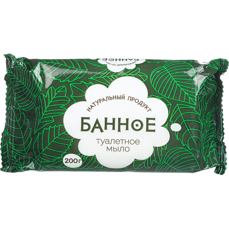 Мыло туалетное твёрдое  Банное  200гр. РМЗ - фото 1