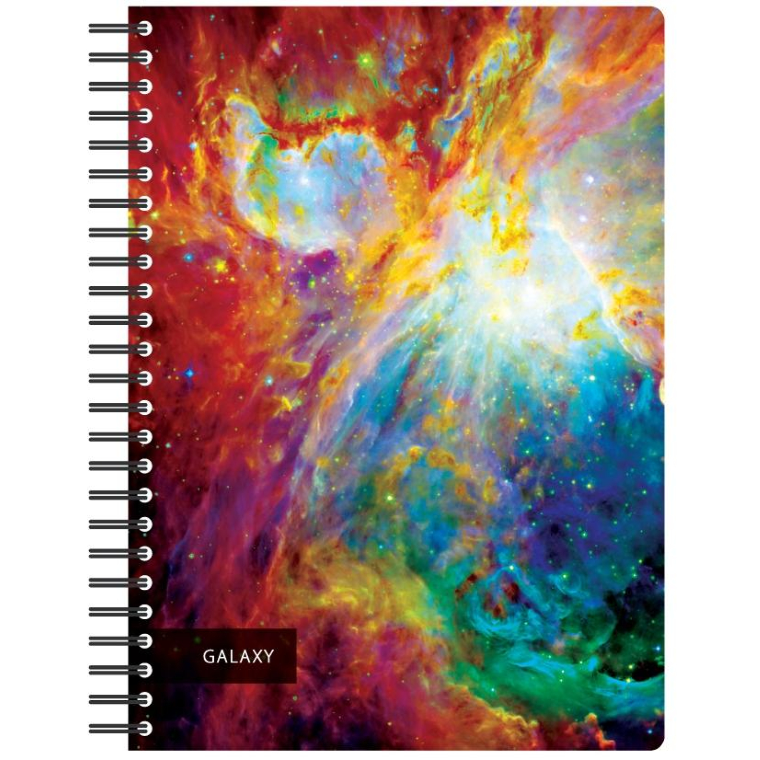 Бизнес-тетрадь 120л,А4,Space Galaxy,300х210мм,70г/квм,белый,карман - фото 3