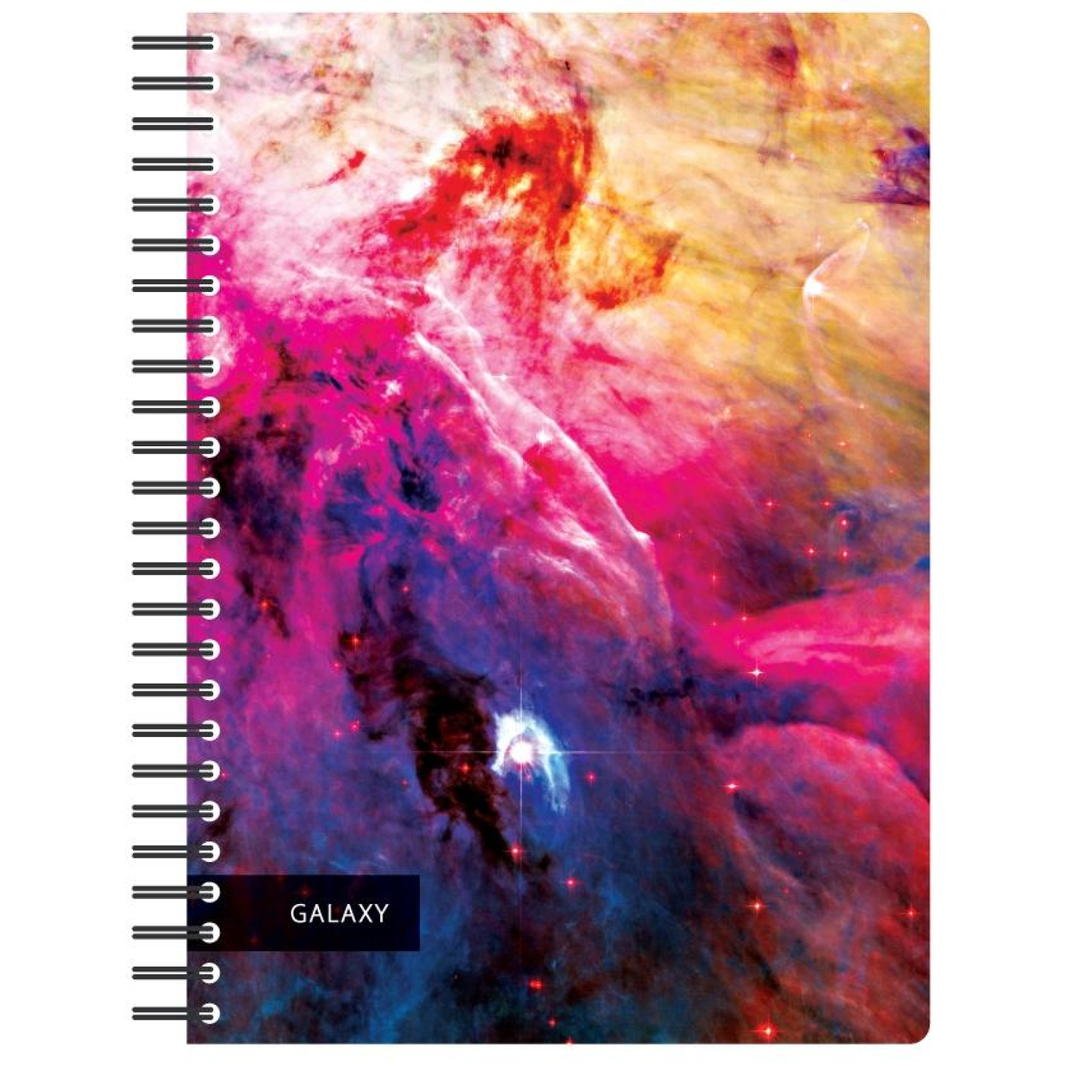 Бизнес-тетрадь 120л,А4,Space Galaxy,300х210мм,70г/квм,белый,карман - фото 4