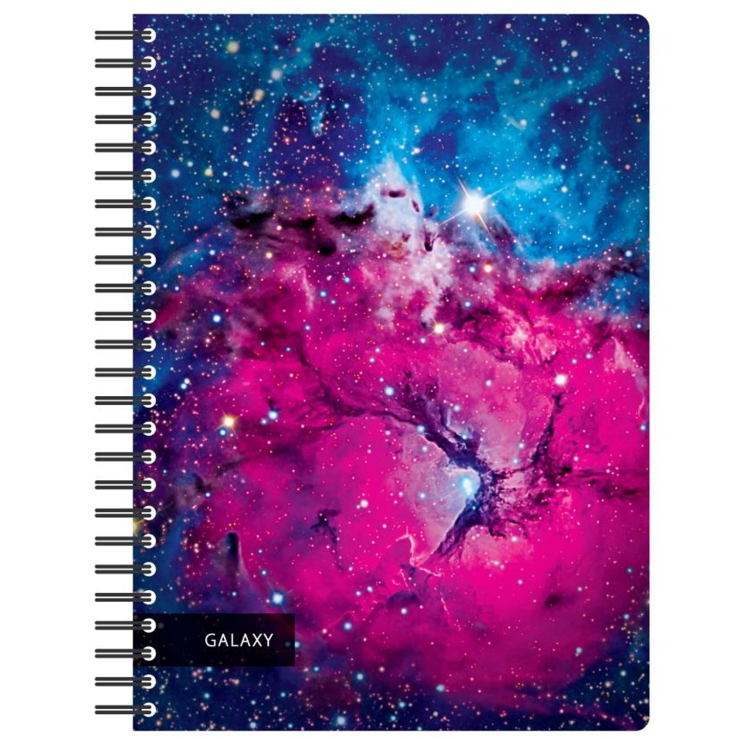 Бизнес-тетрадь 120л,А4,Space Galaxy,300х210мм,70г/квм,белый,карман - фото 5