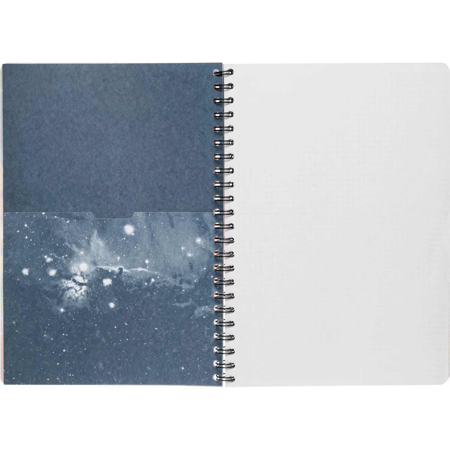 Бизнес-тетрадь 120л,А4,Space Galaxy,300х210мм,70г/квм,белый,карман - фото 6
