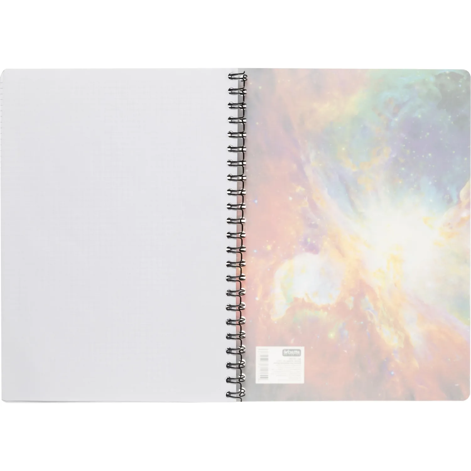 Бизнес-тетрадь 120л,А4,Space Galaxy,300х210мм,70г/квм,белый,карман - фото 8
