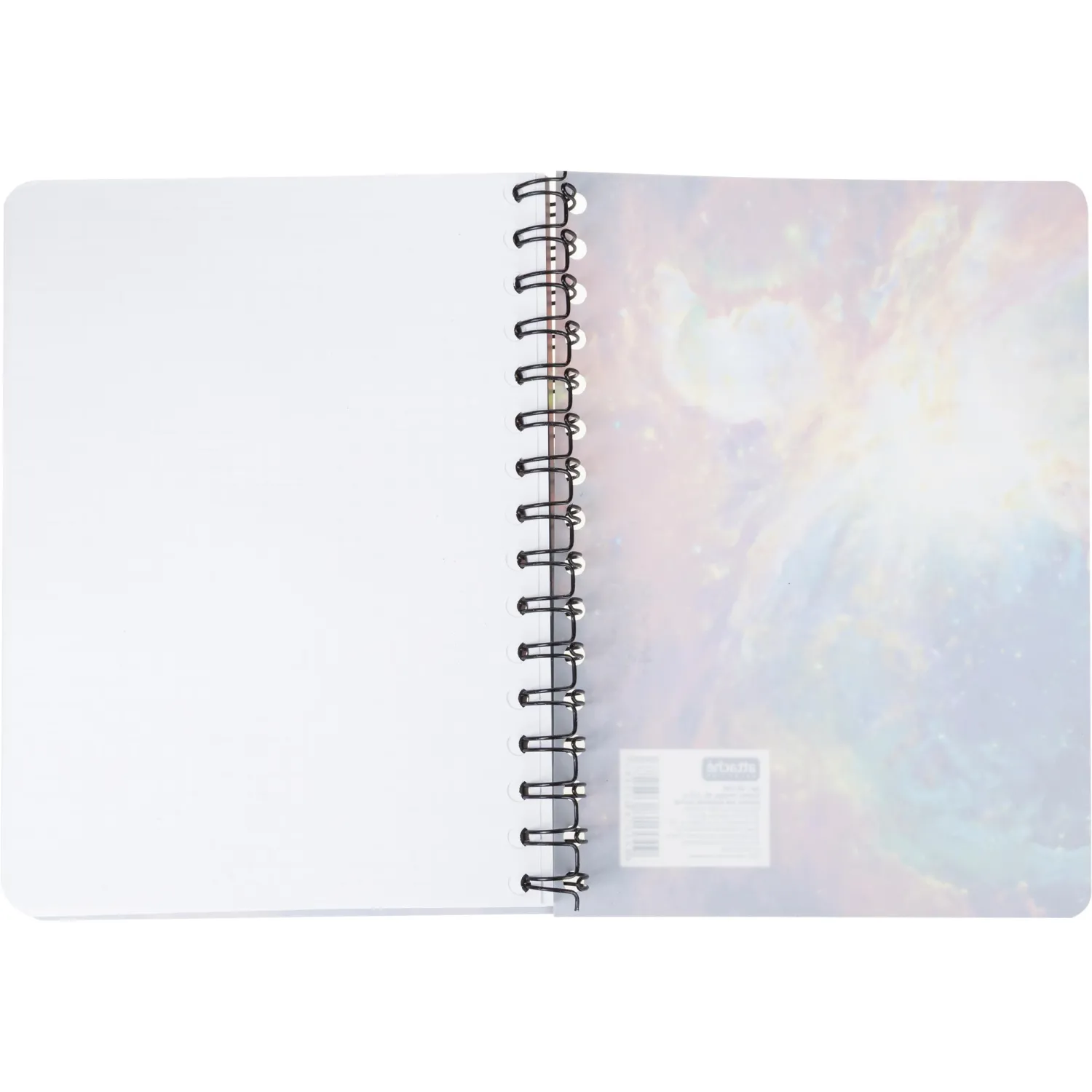 Бизнес-тетрадь 120л,А5,Space Galaxy,210х152мм,70квм,белый,карман - фото 7