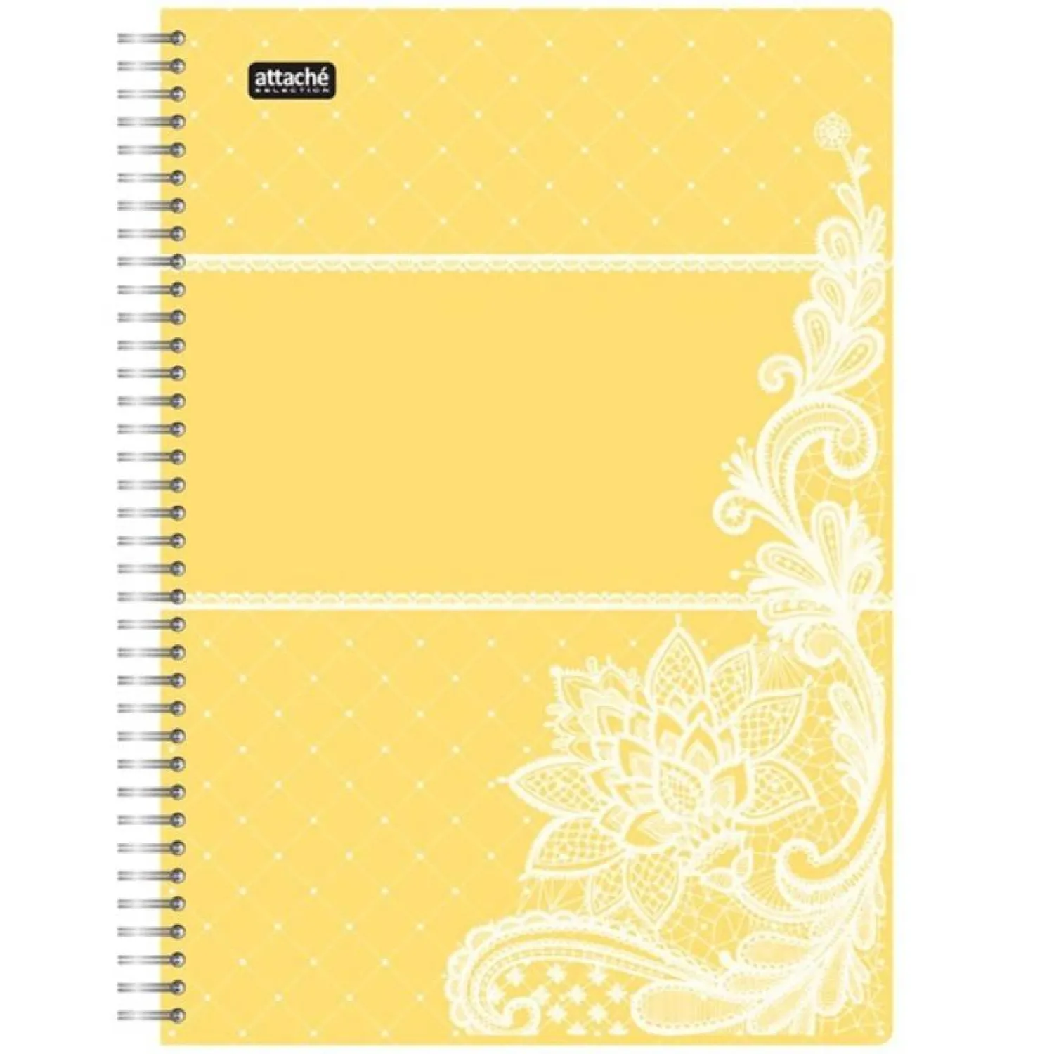 Бизнес-тетрадь 80л,А5,Амели,210х152мм,Желтый,80г/квм,тонир - фото 1