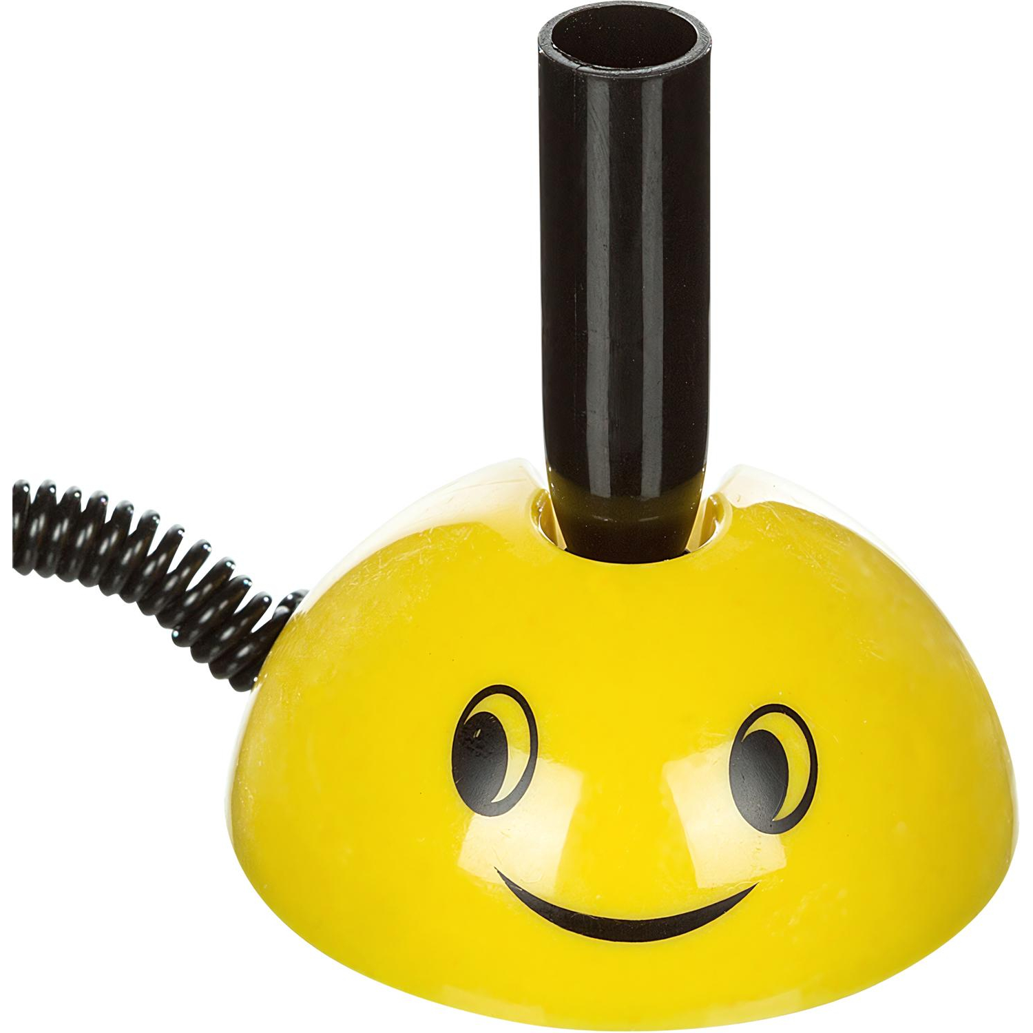 Ручка шариковая на подставке на липуч для стол Attache Smile желтая,син.ст - фото 5